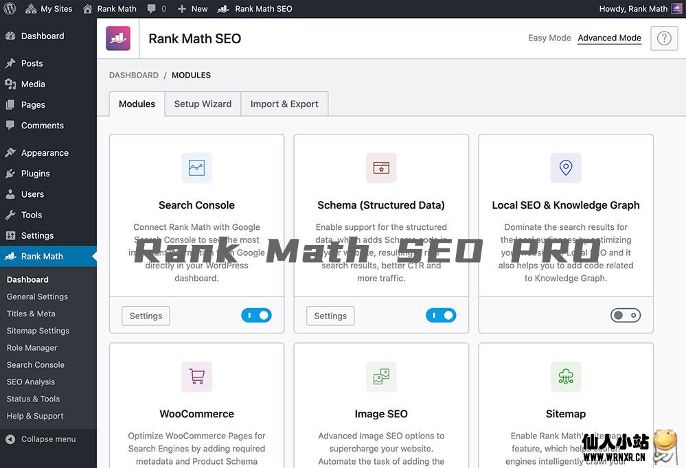 WordPress SEO插件 Rank Math Pro v2.18.0-仙人小站