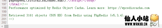 删除wordpress插件Redis Object Cache页脚的推广信息-仙人小站