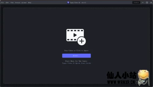 AI视频工具Topaz Video Enhance AI v4.0.3-仙人小站